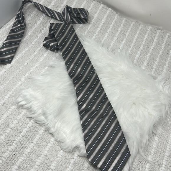 Brioni Stripe Ripp Silk Tie Men’s Necktie - Picture 3 of 10